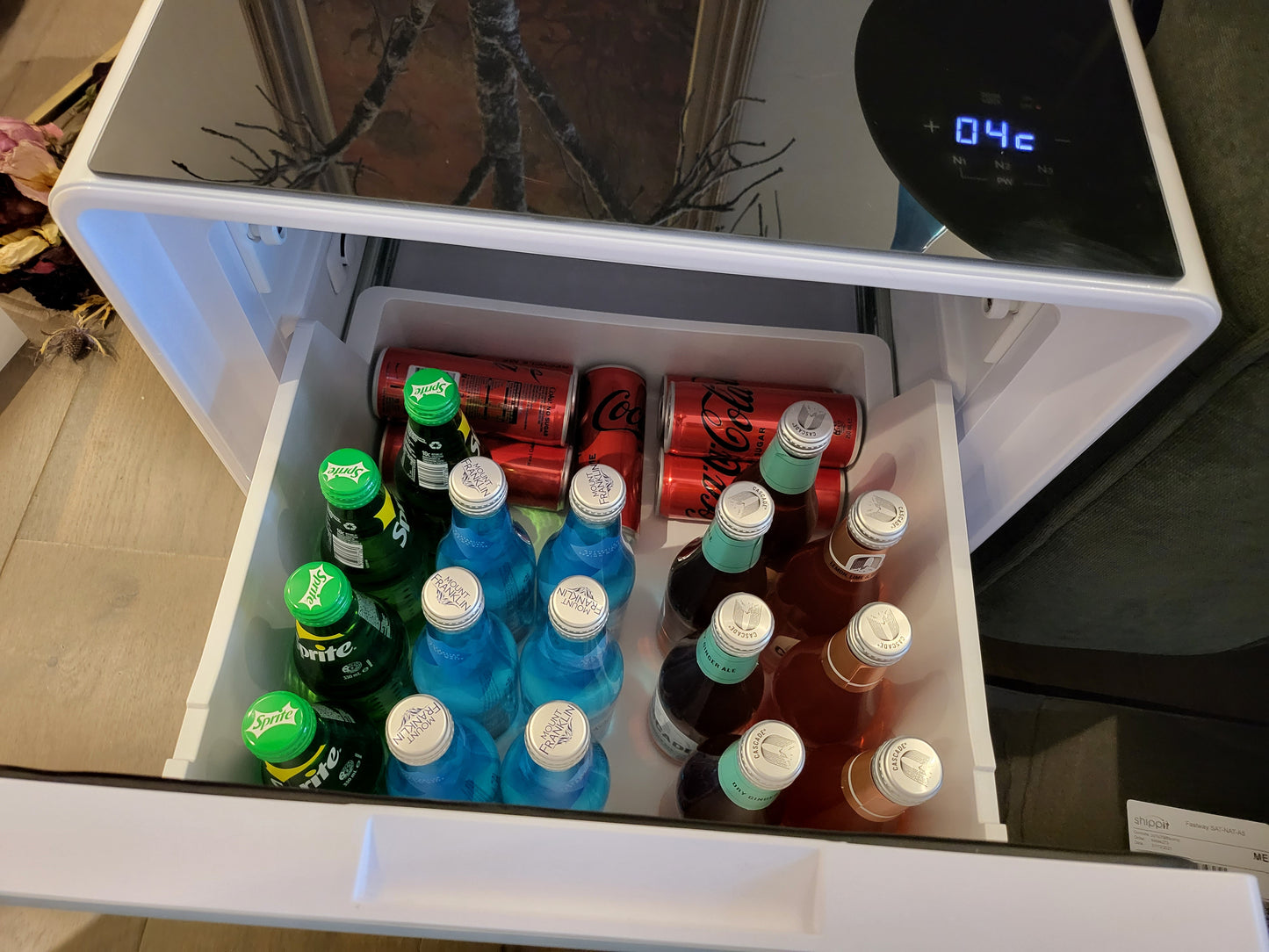 Cold Drawer Refrigerated Mini Side Table