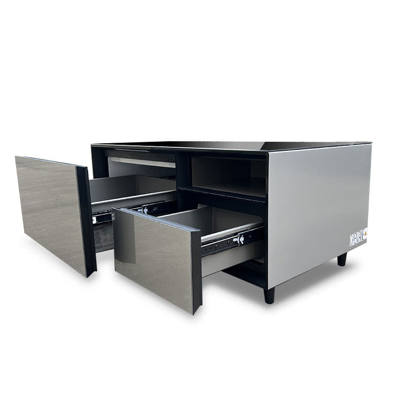 Cold Drawer Refrigerated Coffee table/Entertainment Unit.